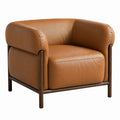 Ledersessel Braun 80x85x75 cm